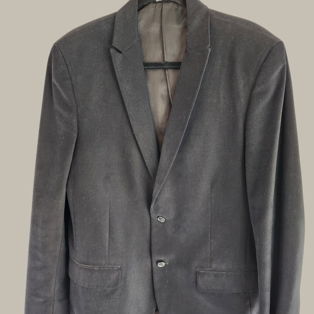 Renoir Charcoal brushed wool, double vents size 36
